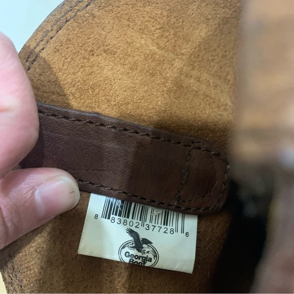 Georgia Boots Mens Leather Wellington Brown Leather Farm & Ranch Comfort Core 8M main image 4